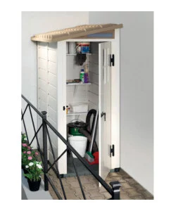 CASETTA DA GIARDINO IN PVC GAROFALO "TUSCANY EVO 100.1P TERRACE" L.95 X P.139 X H.201